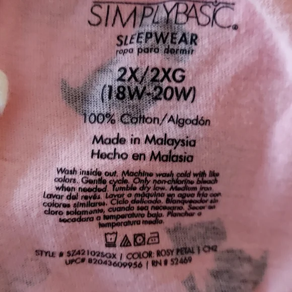 Women's Pink Pajama's - Picture 8 of 10